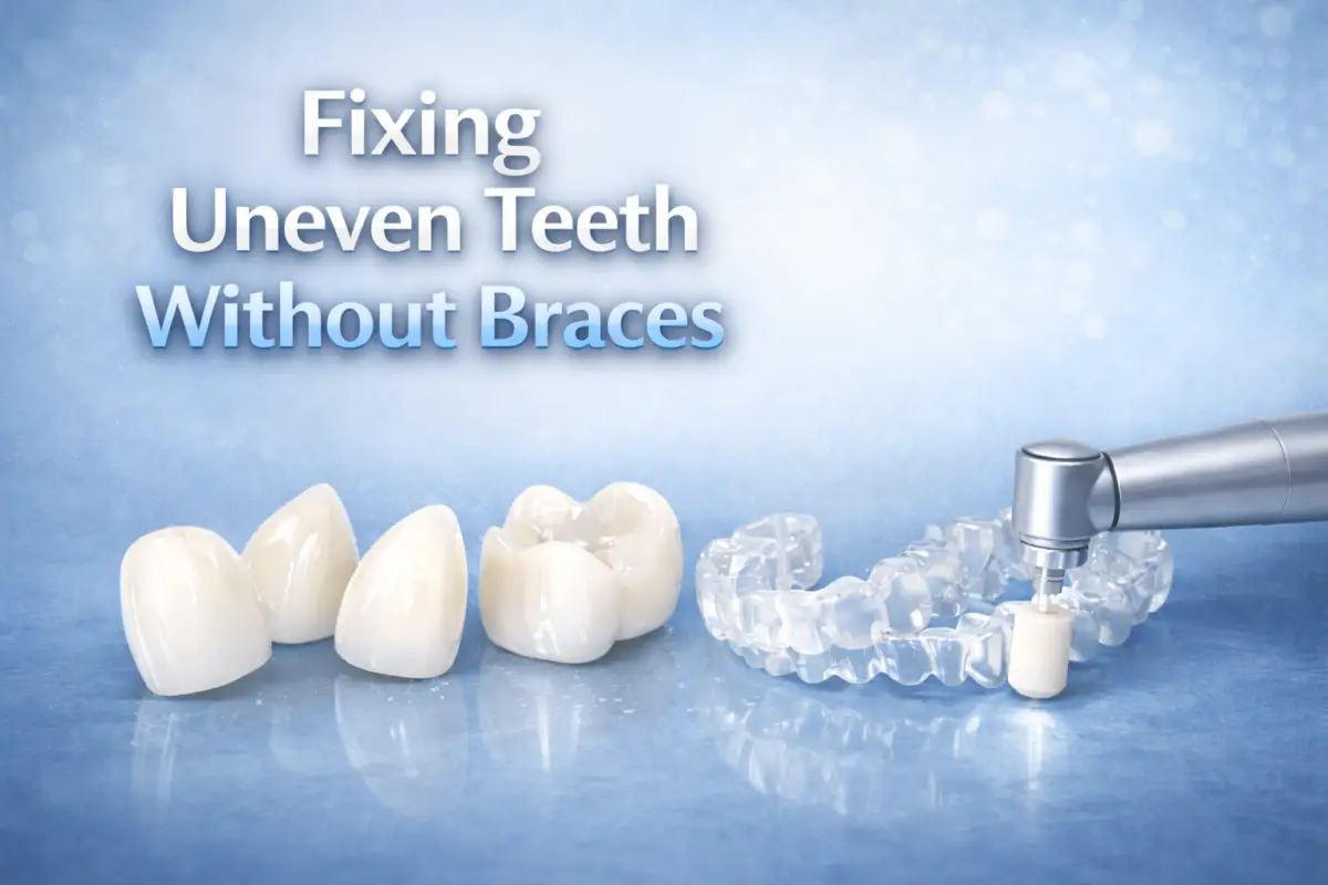 Fixing Uneven Teeth Without Braces