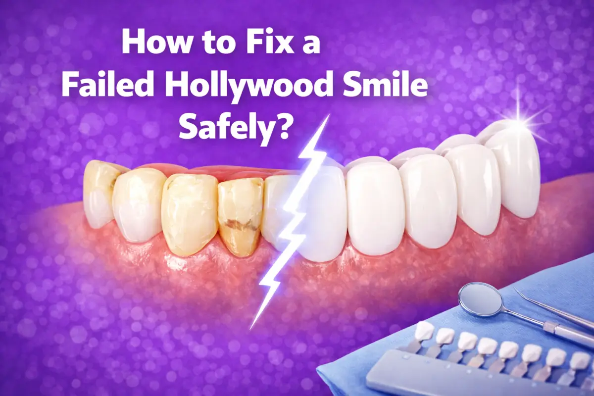 How to Fix a Failed Hollywood Smile Safely